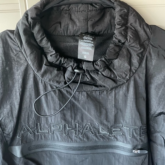 Alphalete Black Windbreaker Jacket - S - Picture 2 of 4